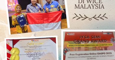 SMAN 1 Lumbang Raih Medali Emas, IYSA Semi Grand Award, dan MYSO Award Pada Ajang Internasional WICE 2025 di Malaysia*